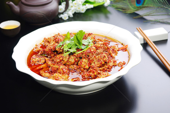 经典四川菜品水煮肉片