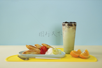 营养美味早餐爽口果味奶茶果汁回味无穷