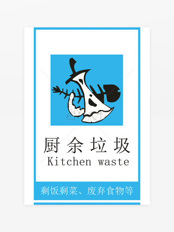 垃圾分类标识牌