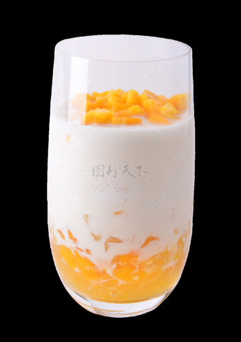 大块芒果颗粒椰奶清凉解渴果茶饮品